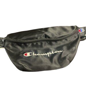 Champion Adjustable Crossbody Fanny Pack Inside Pocket Black USED